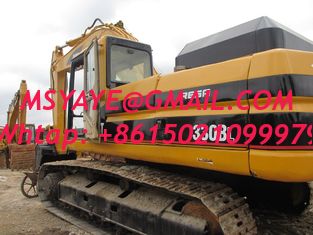 330B used  excavator for sale USA   tractor excavator 5000 hours 600mm chain CAT 3066 eng  excavator for sale