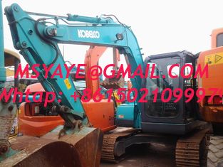 bewegliche Art der Raupe benutzte minicrawler Kobelco SK75 Bagger mit hydraulischer Maschine an zweiter Stelle