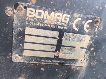 BOMAG BW219HD-3 2003 benutzte das Bodenverdichter benutzte Verdichtungsgerät, das in glatter vibrierendtrommel Rolle benutztes Shanghai Deutschlands hergestellt wurde