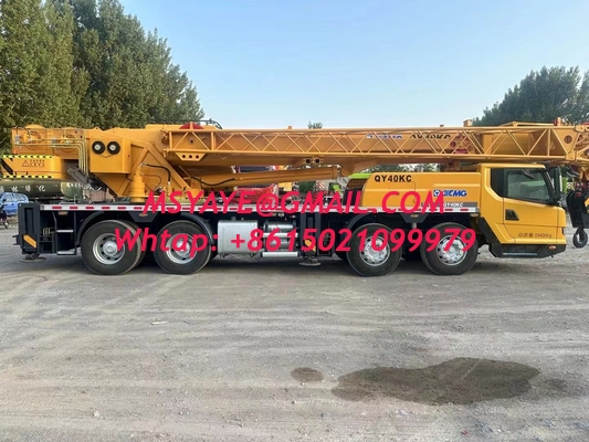 40T XCMG leistungsfähiger gebrauchter mobiler Kran Frischfahrzeug hydraulischer Kran mit U-förmigem Boom