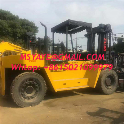 Benutzter Gabelstapler Tcm 16 Ton Diesel Forklift Made in Japan, Gabelstapler Tcm Fd160 mit guter Maschine